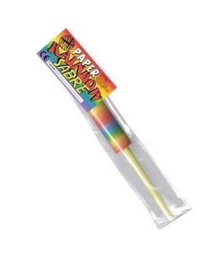 Rainbow Paper Sabre
