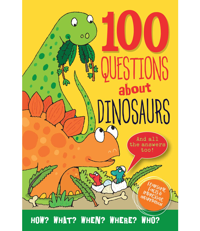 Peter Pauper Press 100 Questions About Dinosaurs