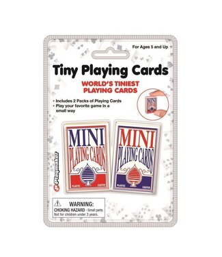 World's Tiniest Playing Cards