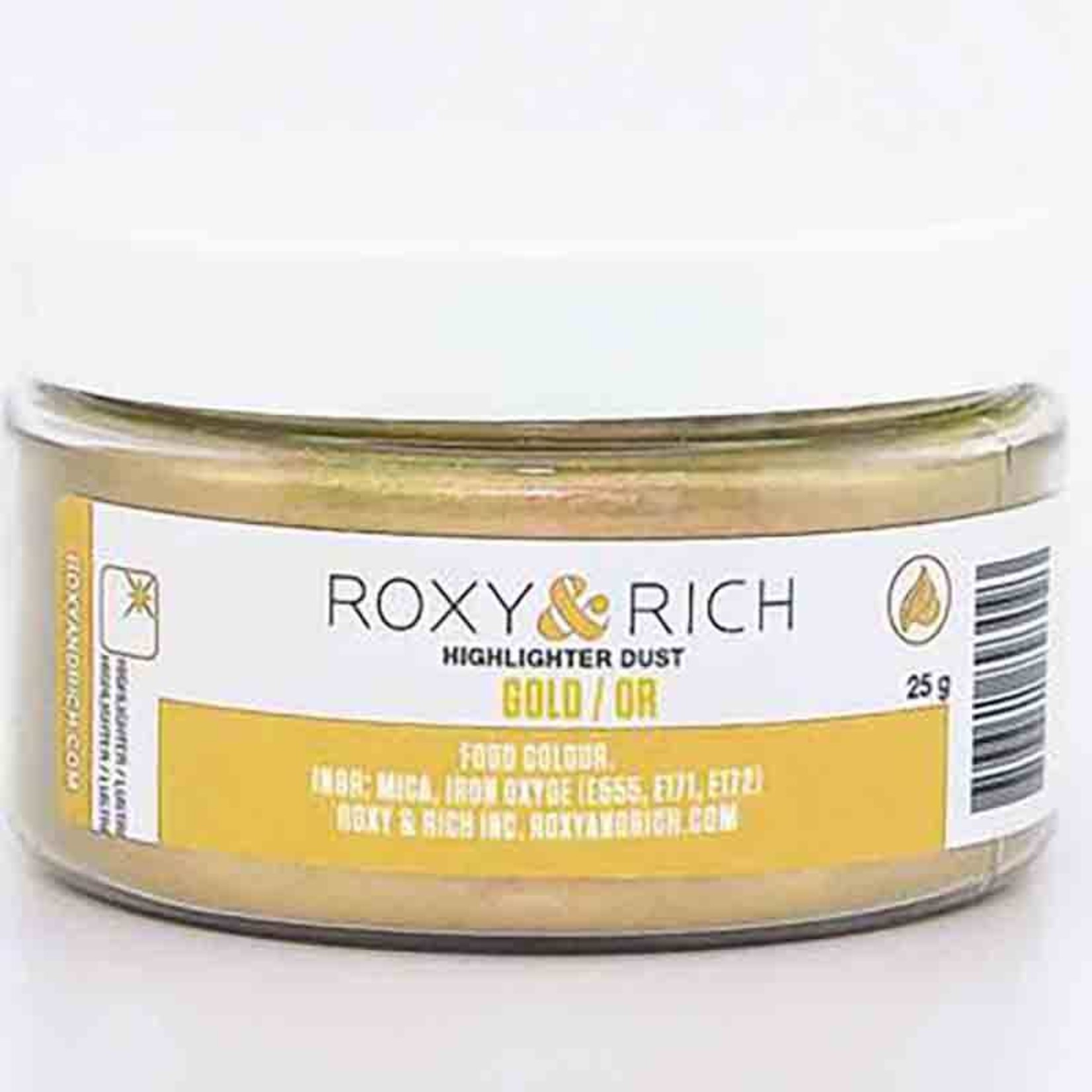 Roxy & Rich - Highlighter Dust - Gold - 2.5 G