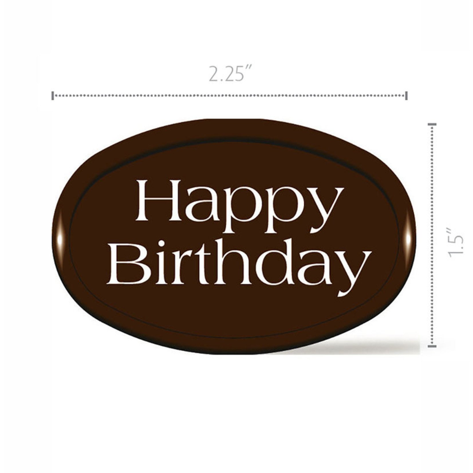 Dobla Dobla - Dark Chocolate Happy Birthday (140 ct)