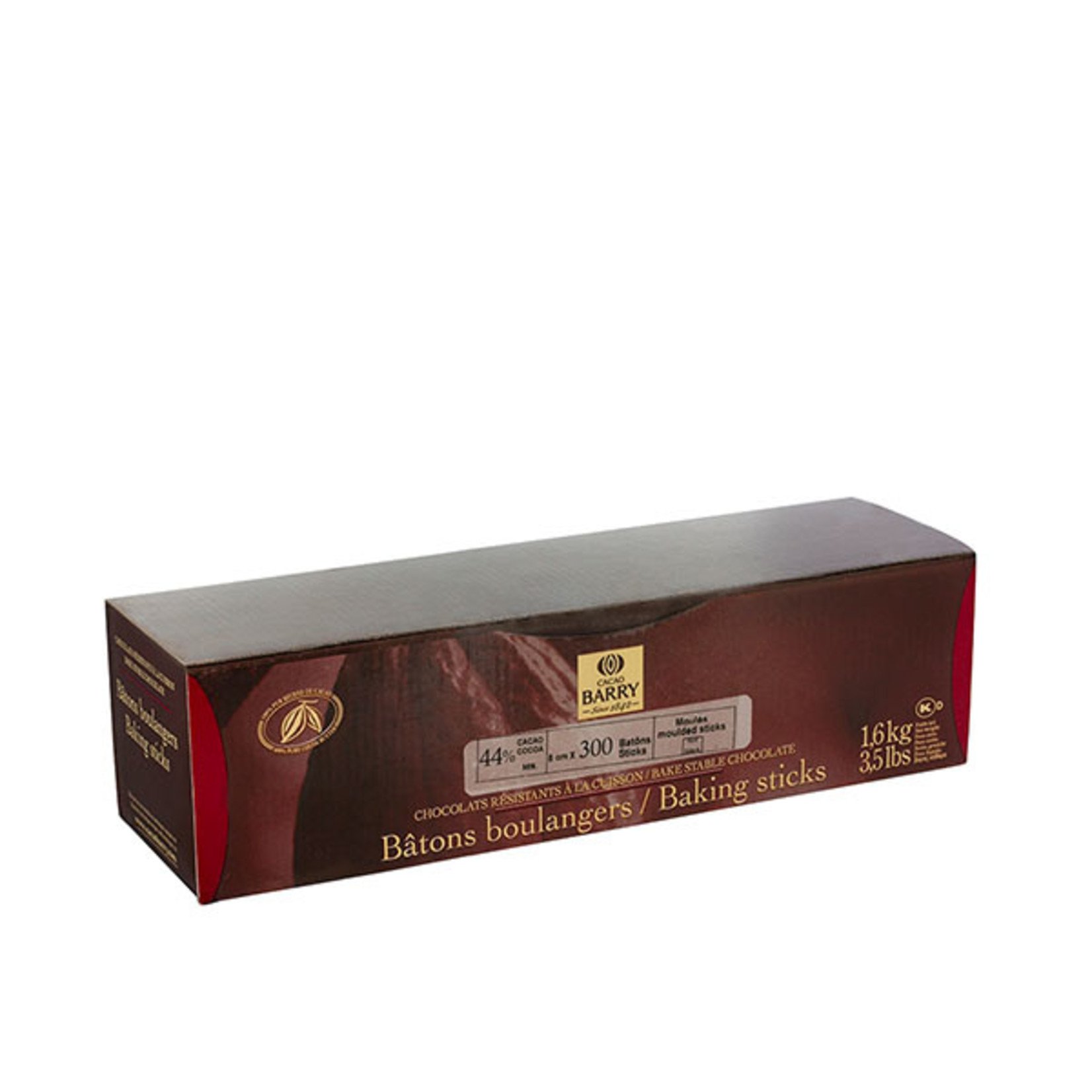Cacao Barry Cacao Barry - Chocolate Batons 44% (300 ct)