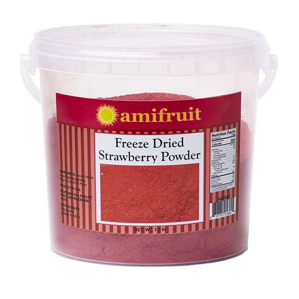 Amifruit Freeze Dried Strawberry Powder 1.5 lb Pastry Depot