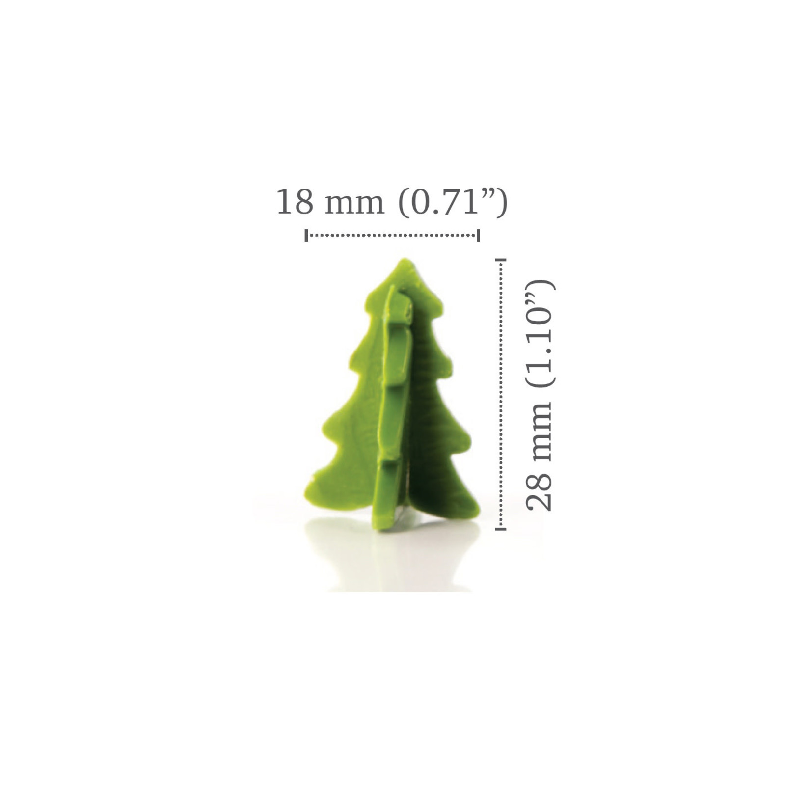 Dobla Dobla - Chocolate Christmas Tree, Small (336ct), 78004