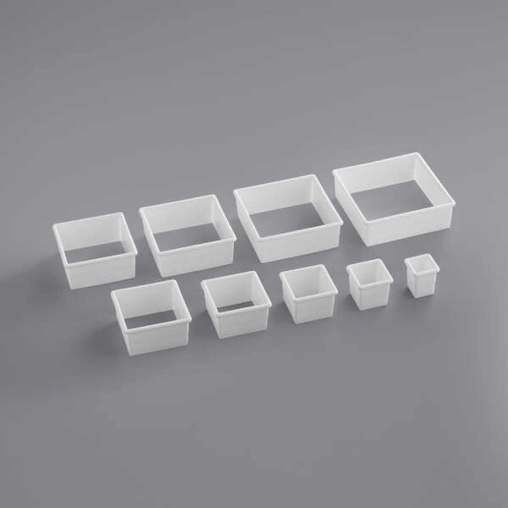 Ateco Ateco - Plain Square Cutter, Plastic (9 ct)