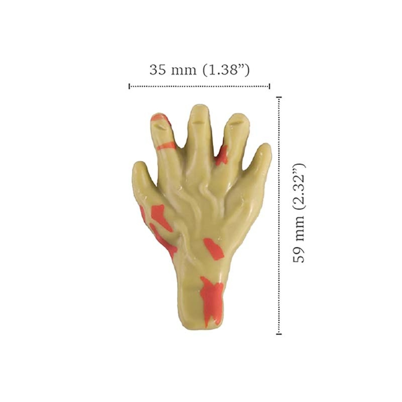 Dobla Dobla - White Chocolate Zombie Hands (100 ct)