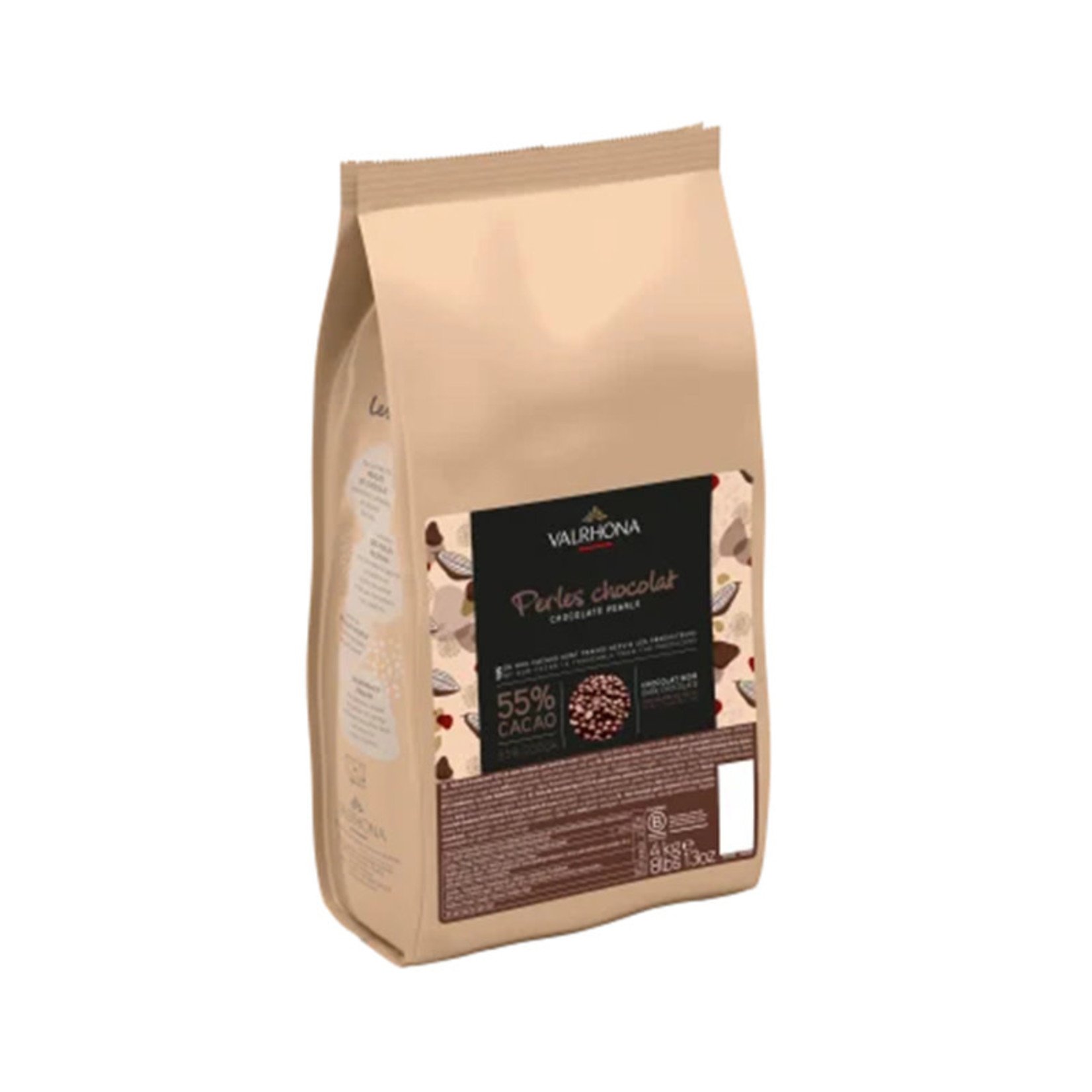 Valrhona Valrhona - Dark  Chocolate Pearls, 55% - 6.6 lb