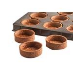 Moda Moda - Chocolate Round Tart Shell - 3.1" (72 ct)