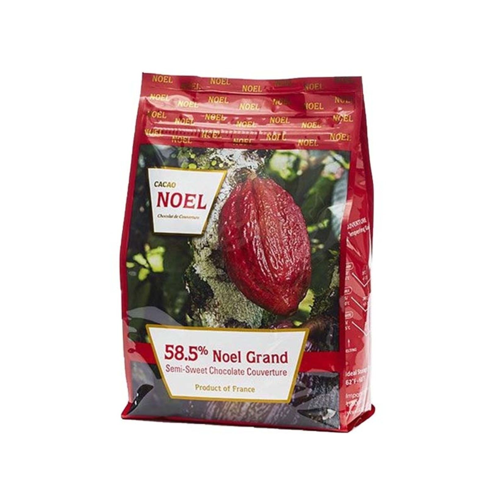 Cacao Noel Noel - Grand Dark Chocolate 58.5% - 11 lb