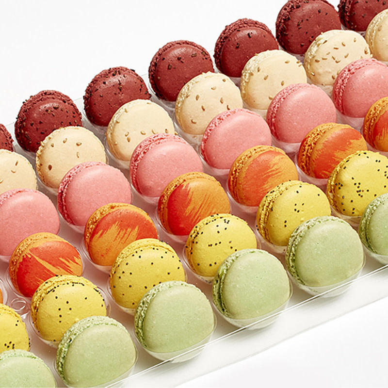 ミナペルホネン ⚮̈﻿ piece macaron Macarons Parisien Collection 6 flavors (192 ct) - Pastry Depot
