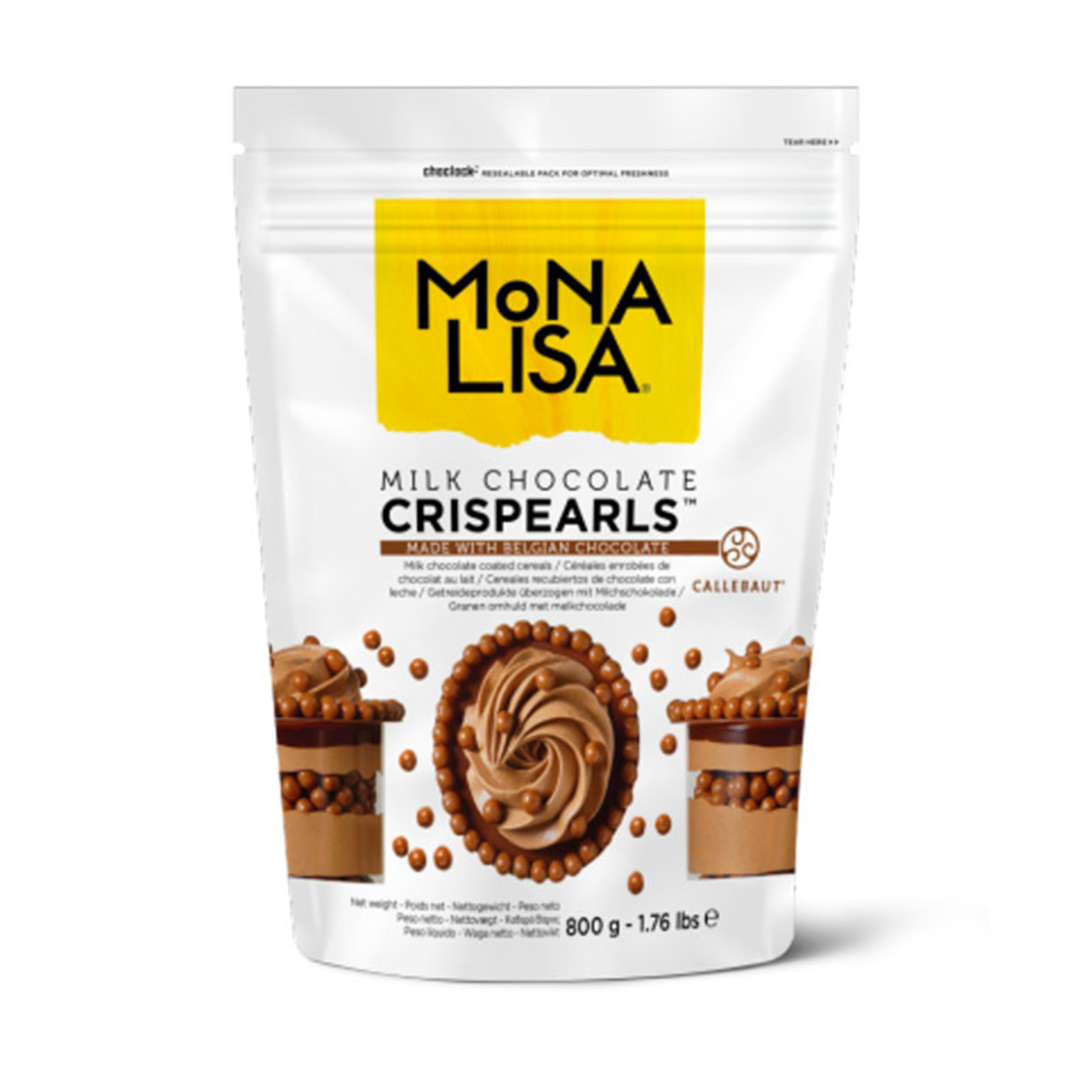 Mona Lisa Mona Lisa - Milk Chocolate Crispearls - 800g, CEM-CC-M1CRIE0-W97