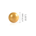 Dobla Dobla - Chocolate Mini Gold Pearl (312 ct)