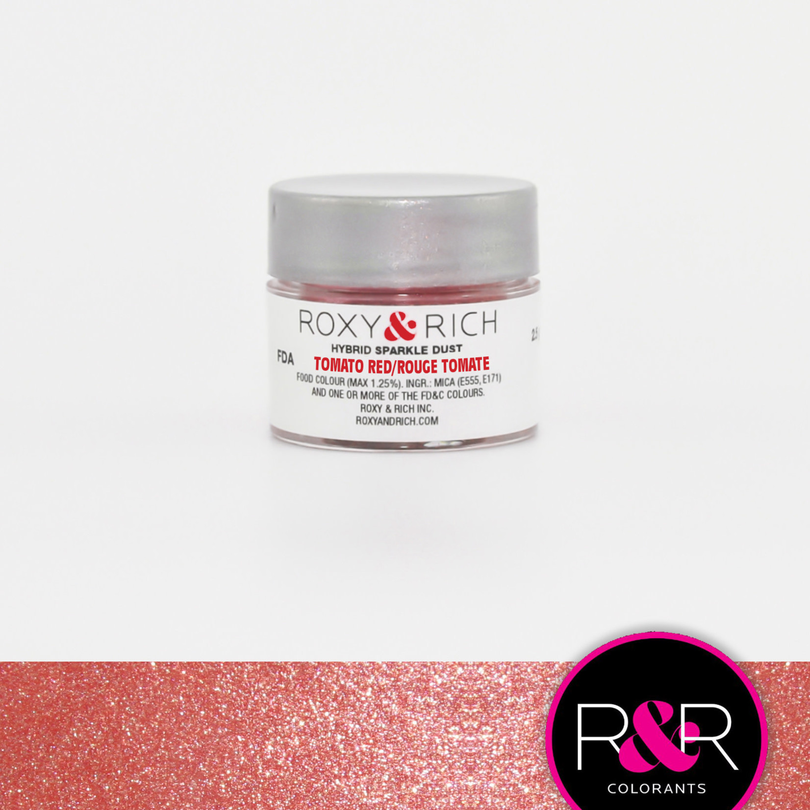 Roxy & Rich Roxy & Rich - Sparkle Dust, Tomato Red -