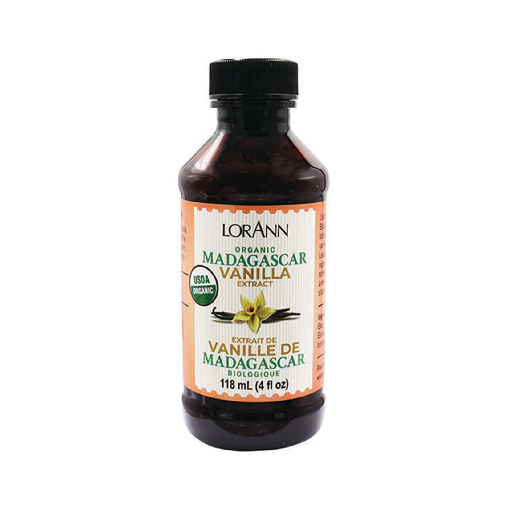 Lorann Lorann - Organic Madagascar Vanilla Extract - 4 oz