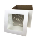 Enjay Enjay - Cake box - Corrugated w/ window - 12x12x12''