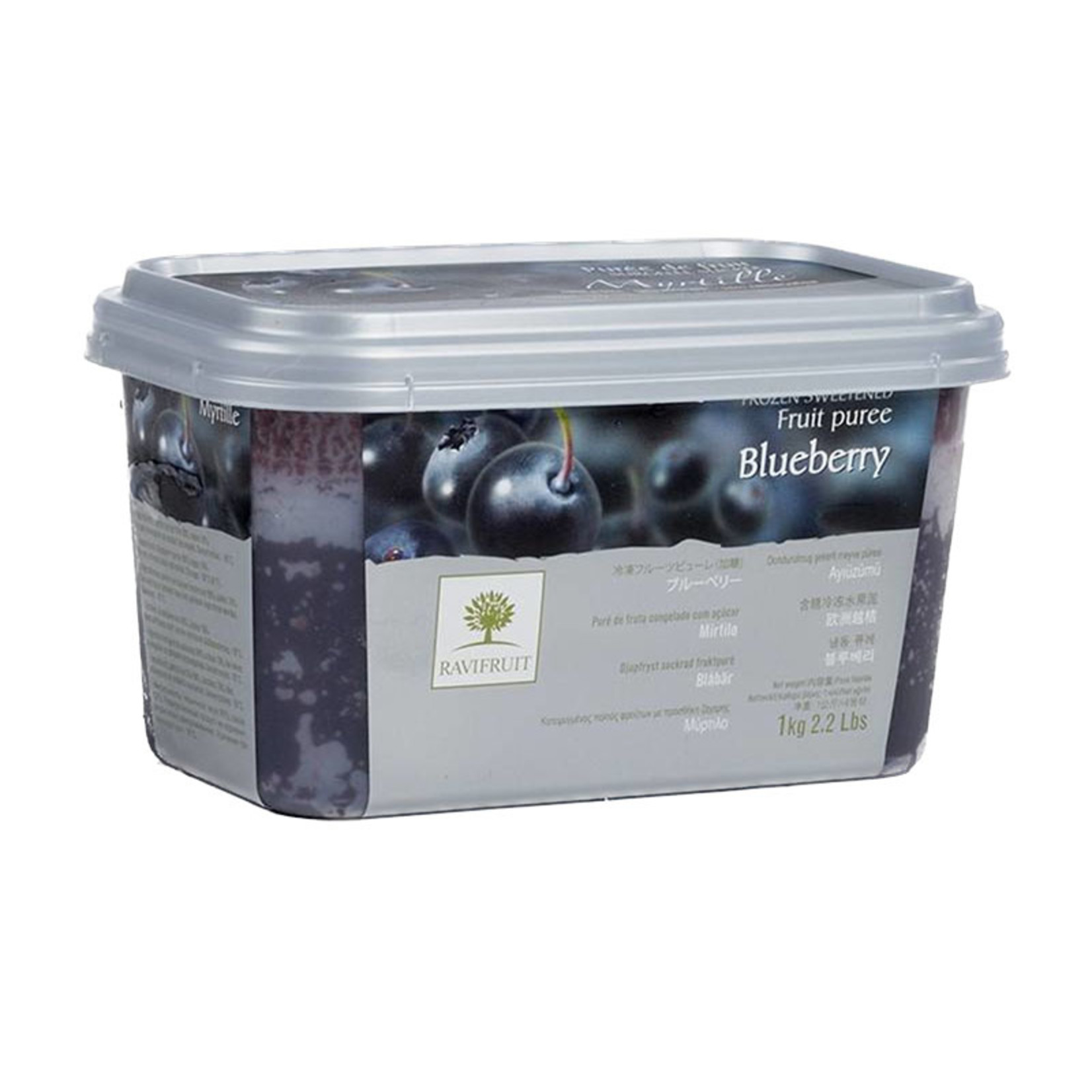Ravifruit Ravifruit - Blueberry Frozen Puree - 2.2 lb