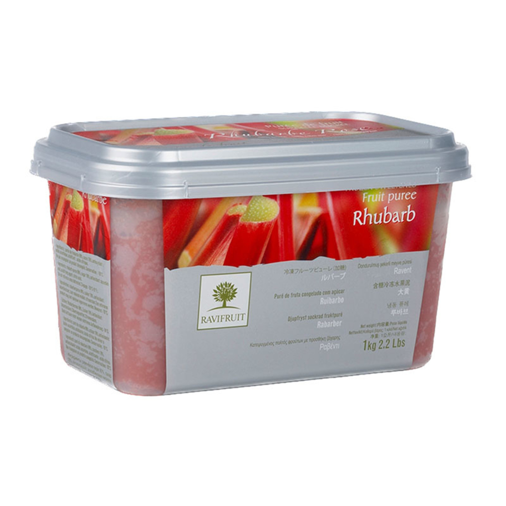 Ravifruit Ravifruit - Rhubarb Frozen Puree - 2.2 lb