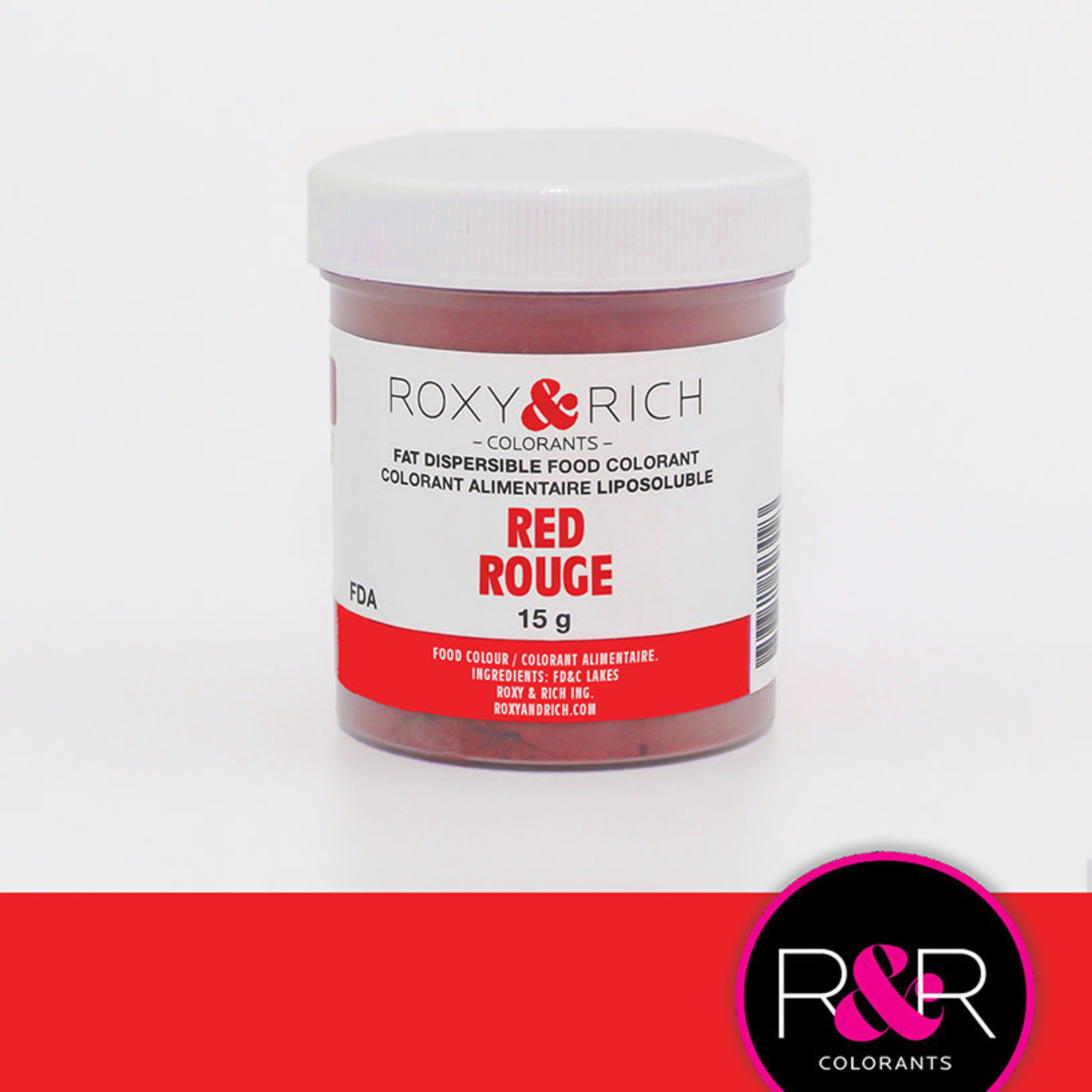 Roxy & Rich Roxy & Rich - Fat Dispersible Powdered Color, Red -