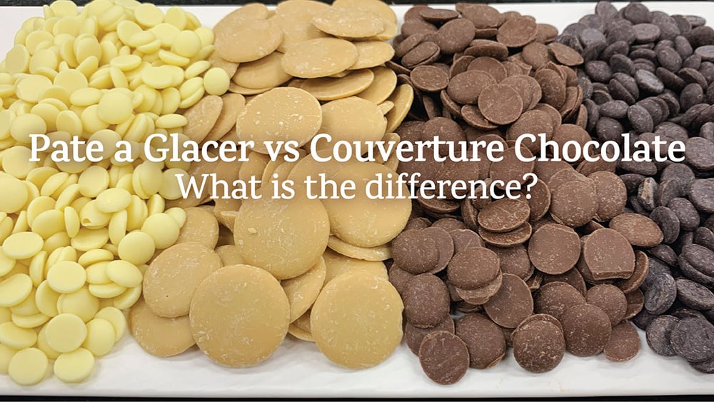 Pate a Glacer vs Couverture Chocolate