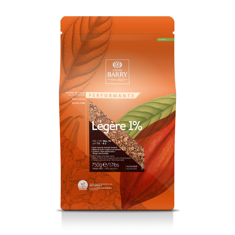 Cacao Barry - Legere Cocoa Powder 1% - 2.2 lb