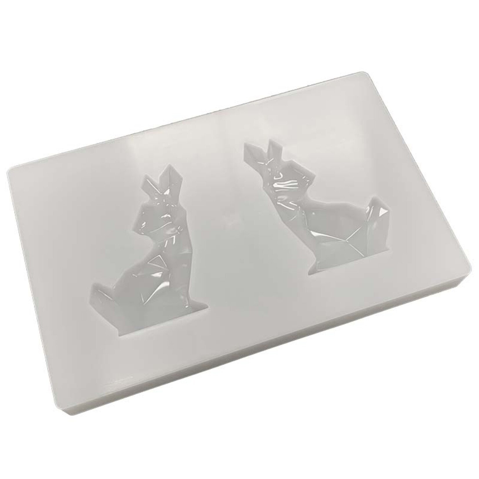 Cacao Barry Cacao Barry - 11 cm Origami Rabbit Tritan Chocolate Mold (2 cavity)