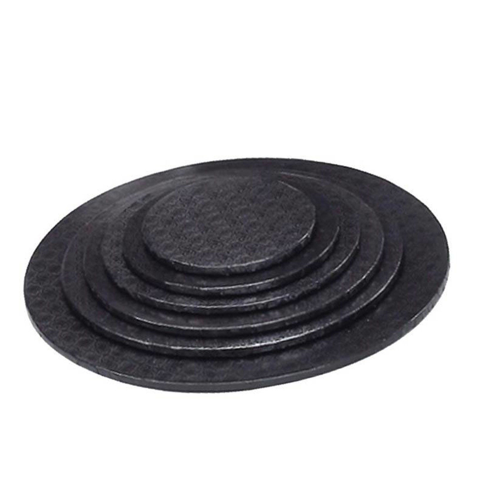 Enjay Enjay - Cake drum - 1/2" round, Black -