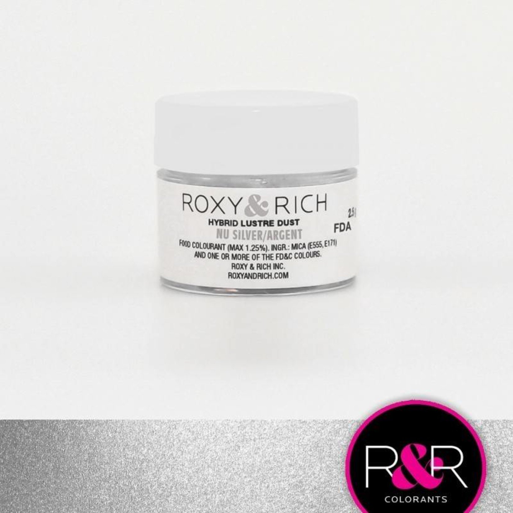 Roxy & Rich Roxy & Rich - Luster Dust, Nu Silver -