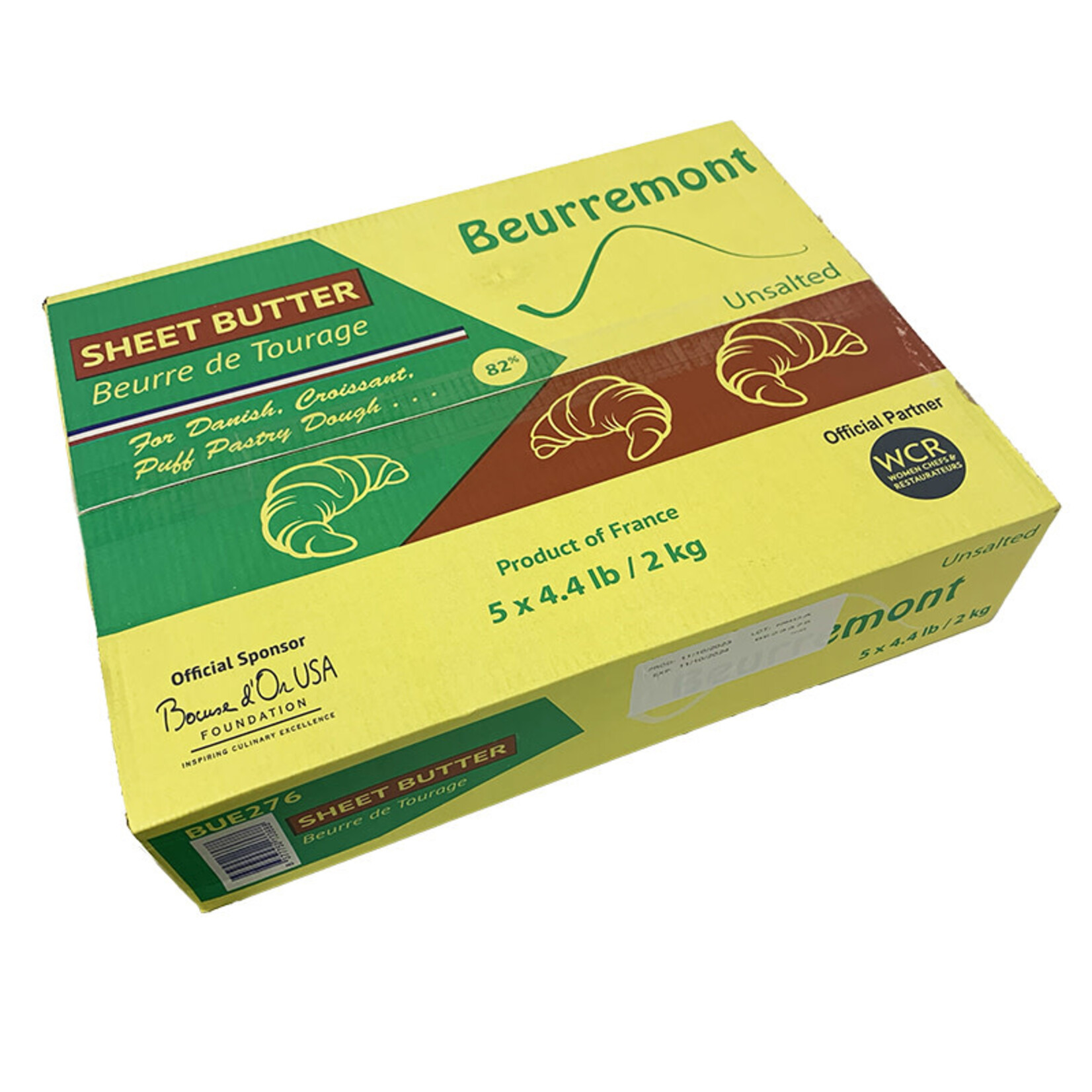 Beurremont Beurremont - 82% Tourage Butter in Sheets - 4.4 lb (box of 5)