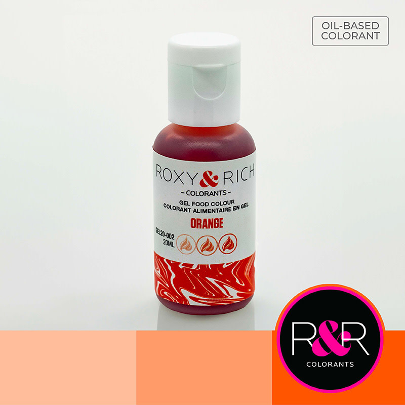 Roxy & Rich - Orange Gel Color, 20ml - Pastry Depot