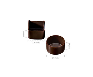 Mona Lisa Square and Round Bonbon Cups (300 ct) - Pastry Depot