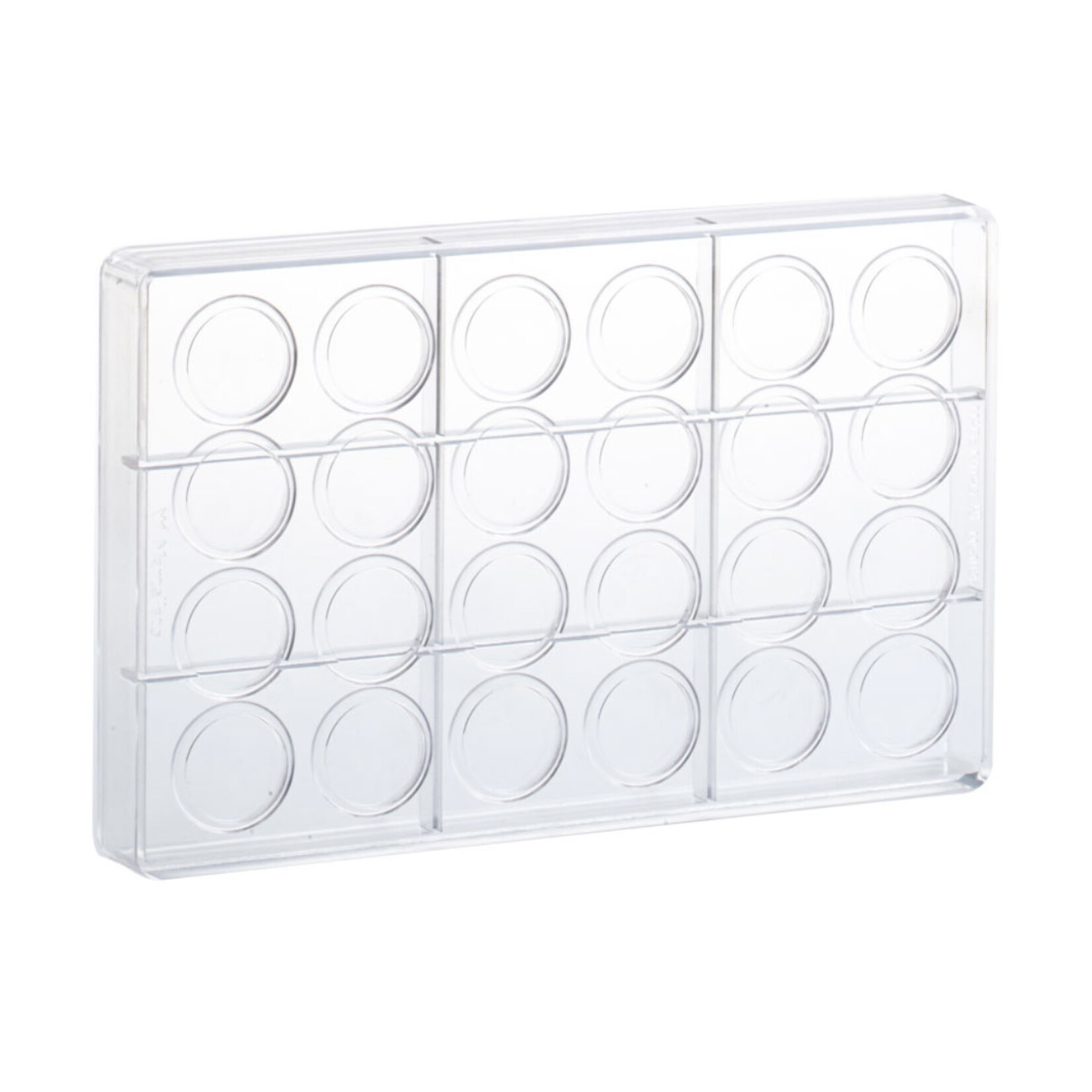 Martellato Martellato - Circle 30 Polycarbonate Chocolate Mold (24 cavity)