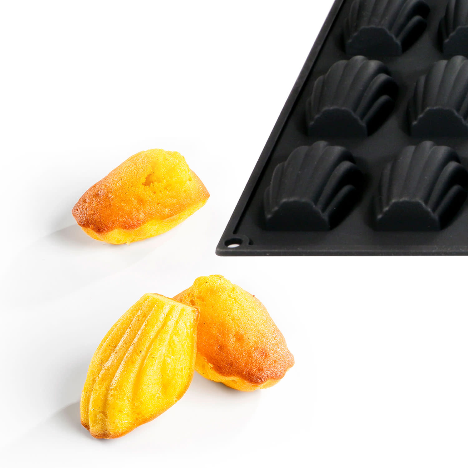 Martellato Madeleine Silicone Mold 44 cavity Pastry Depot