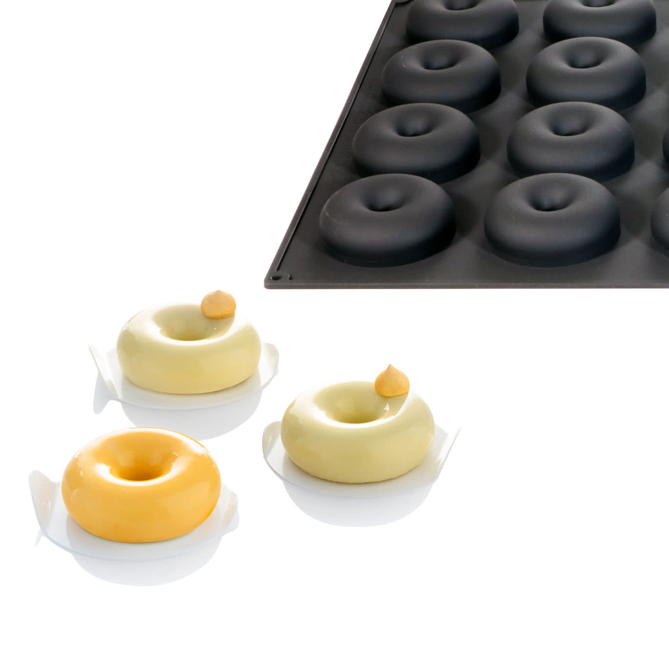 Martellato Donuts Silicone Mold (24 cavity) Pastry Depot
