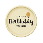 Dobla Dobla - Happy Birthday Round White Chocolate (168 ct)