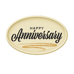 Dobla Dobla - Happy Anniversary Oval White Chocolate (140 ct)