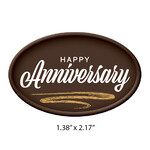 Dobla Dobla - Happy Anniversary Oval Dark Chocolate (140 ct)
