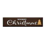 Dobla Dobla - Merry Christmas Rectangle Dark Chocolate ( ct)