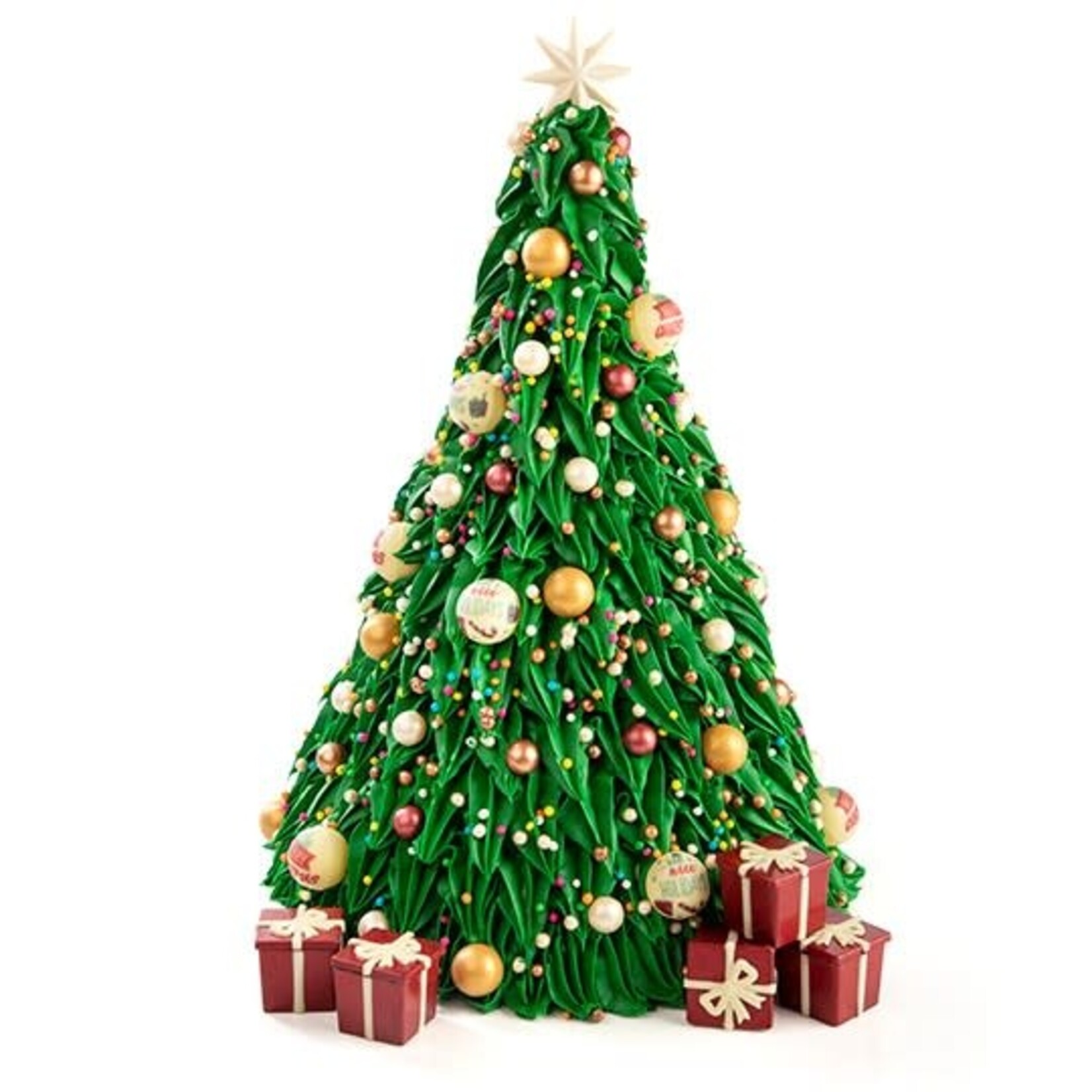 Dobla Dobla - Christmas White Chocolate Truffle Shells - 1" (252 ct)
