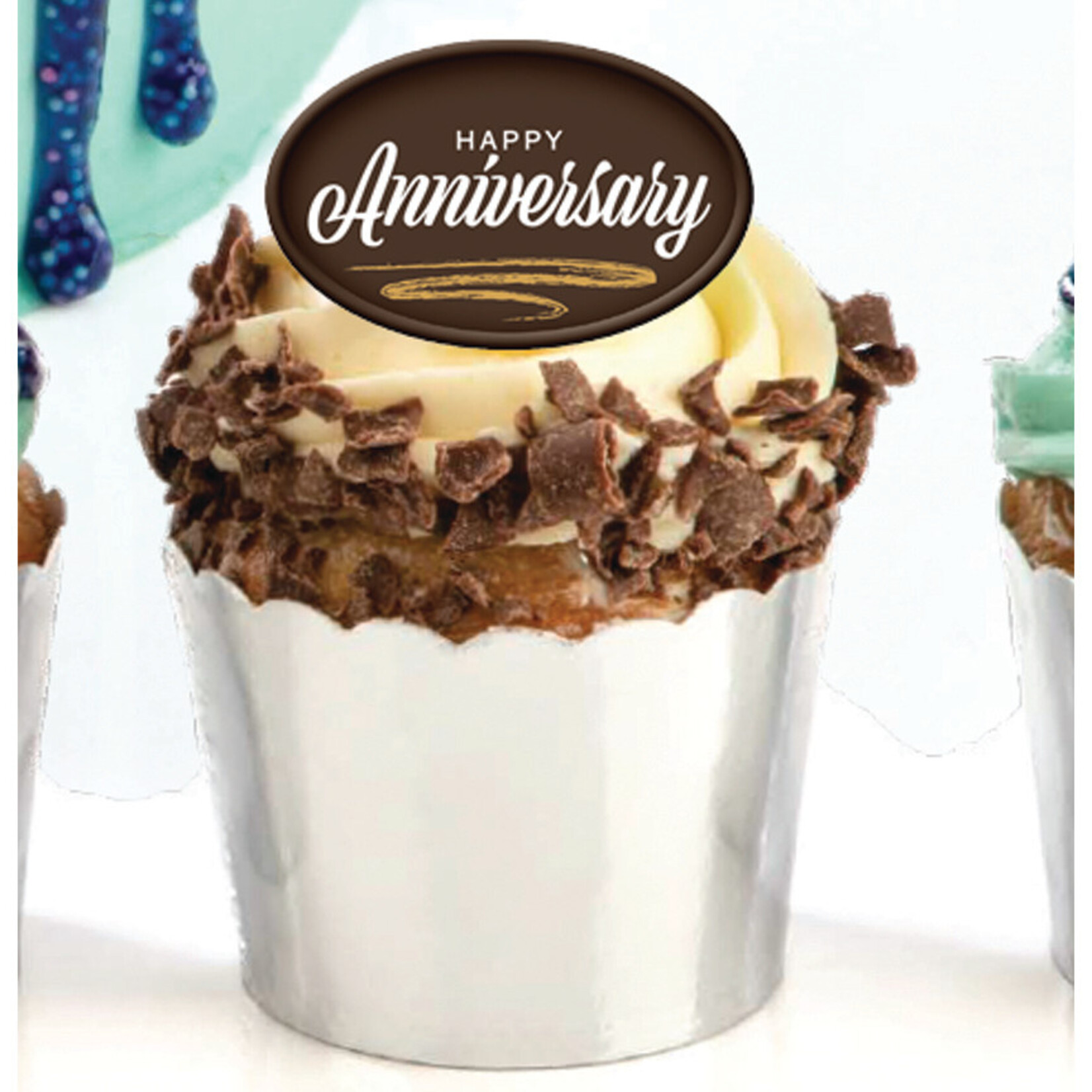 Dobla Dobla - Happy Anniversary Oval Dark Chocolate (140 ct)