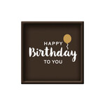 Dobla Dobla - Happy Birthday Square Dark Chocolate (168 ct)
