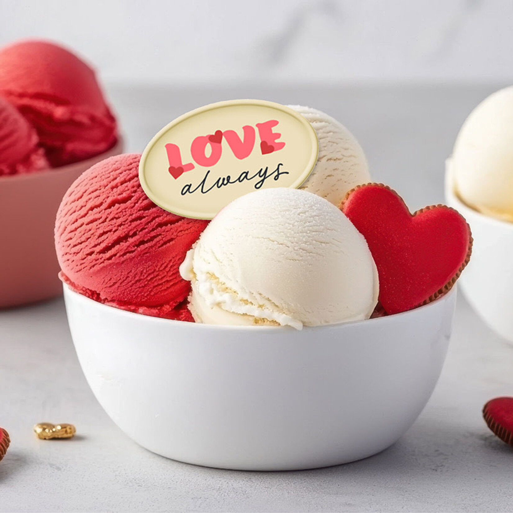 Dobla Dobla - Love Always Oval White Chocolate (140 ct)
