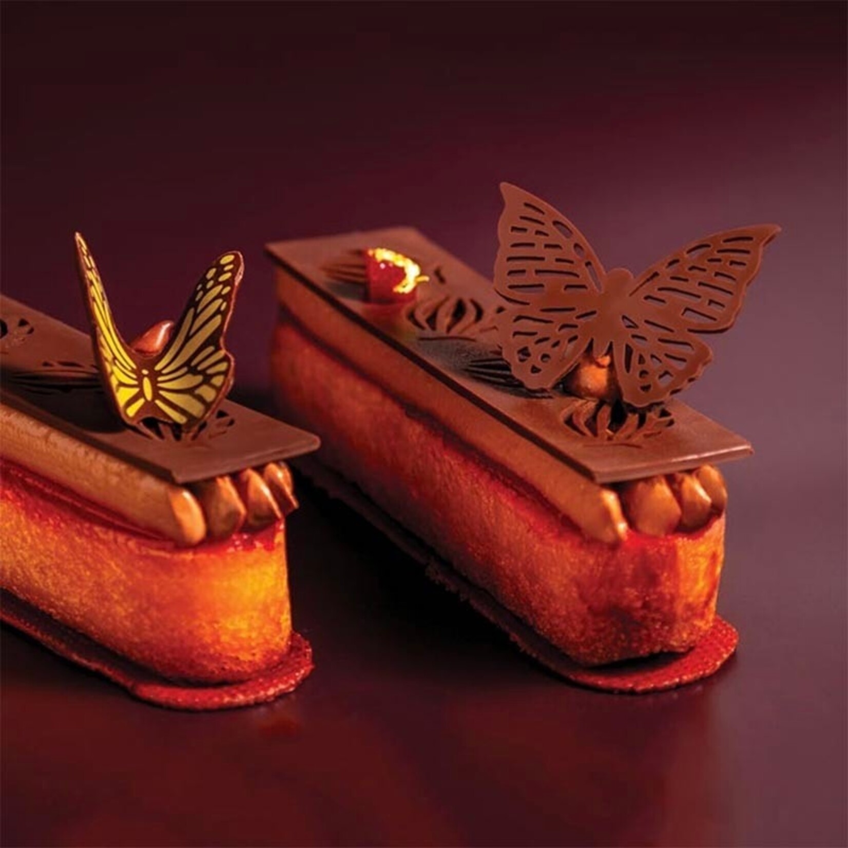 Dobla Dobla - Dark Chocolate Lace Butterfly (96 ct)