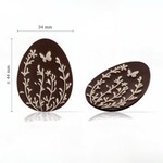 Dobla Dobla - Dark Chocolate Layered Egg (144 ct)