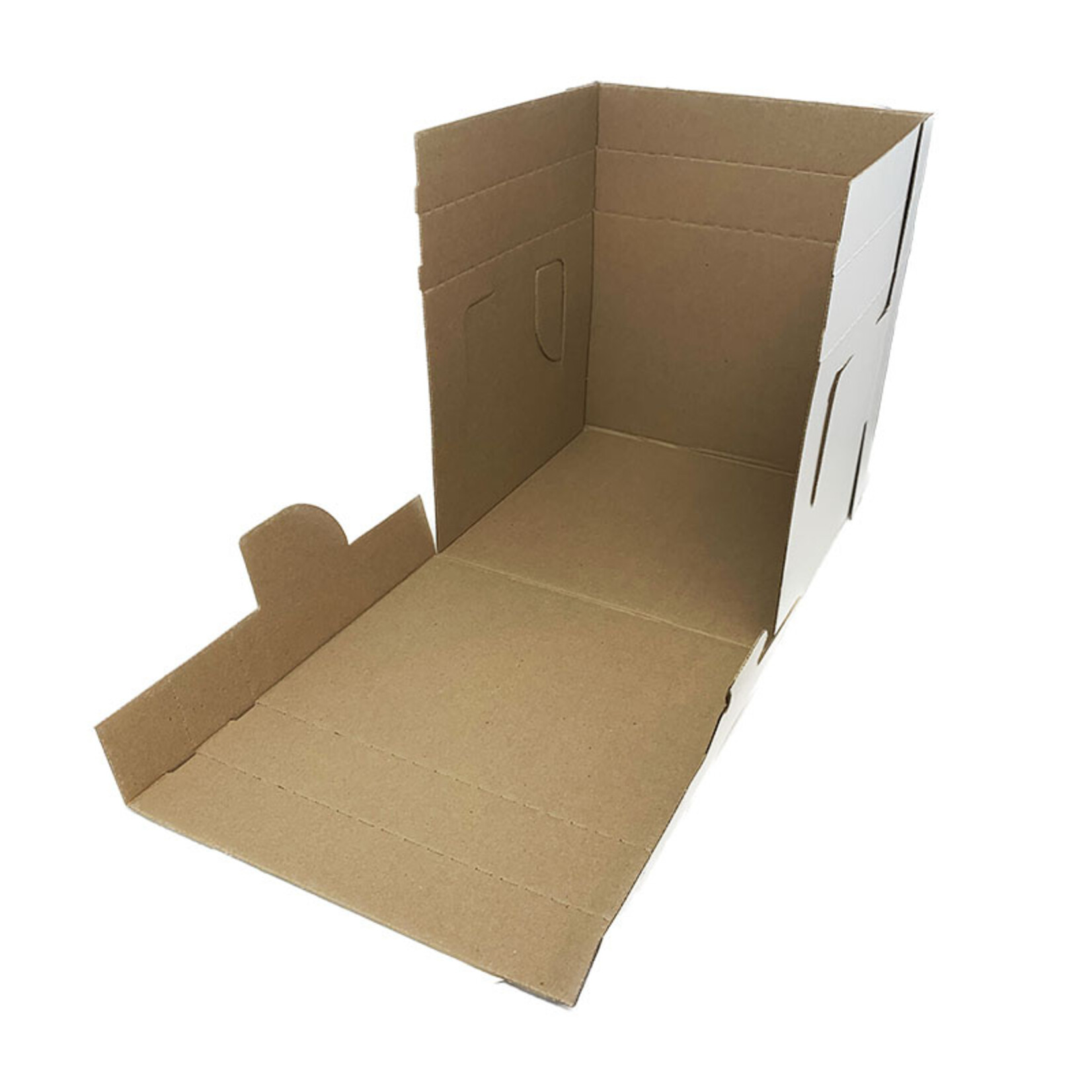 Enjay Enjay - Cake box - Corrugated w/ window - 10x10x12'' (box of 25)