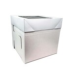 Enjay Enjay - Cake box - Corrugated w/window - 12x12x12'' (box of 25)