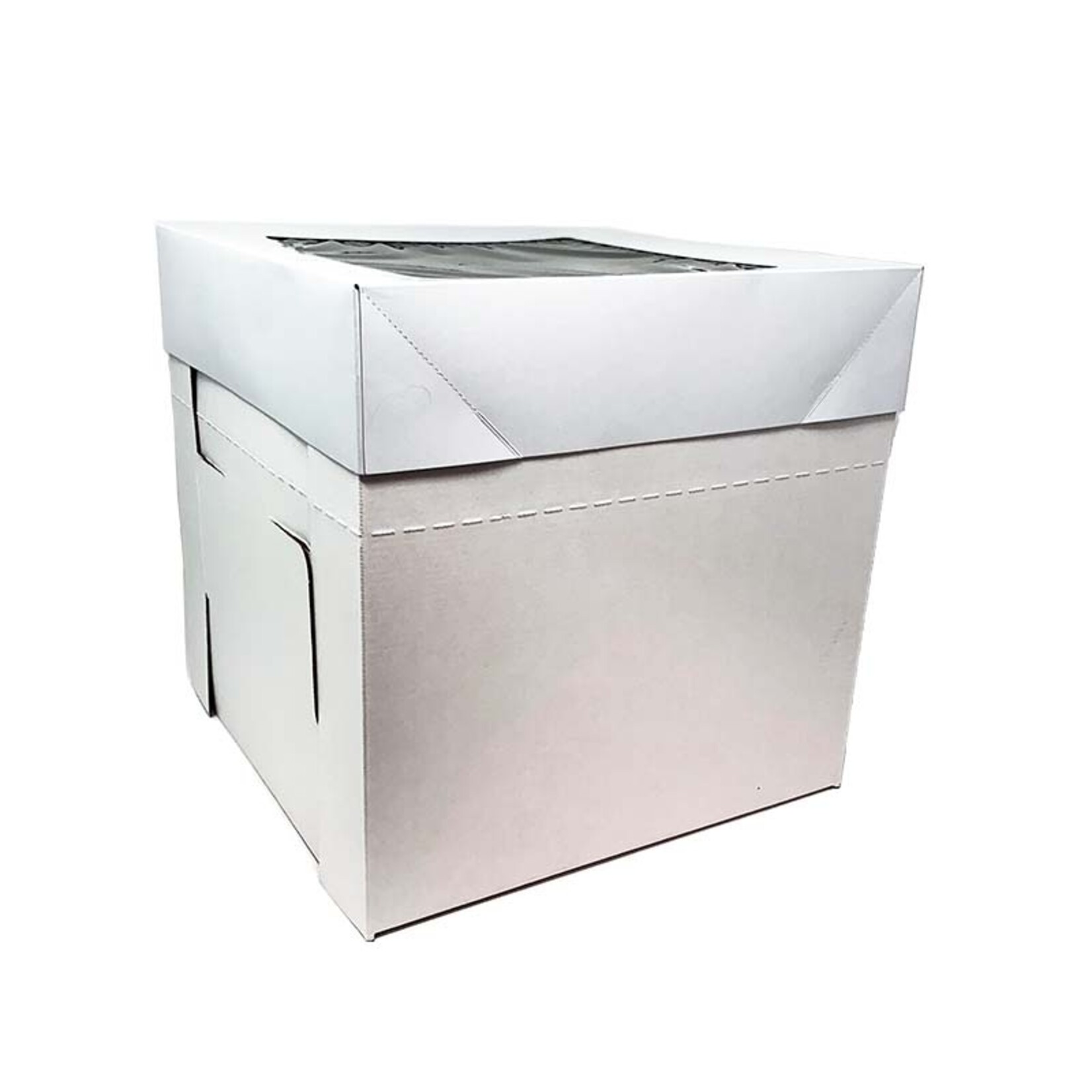 Enjay Enjay - Cake box - Corrugated w/window - 12x12x12'' (box of 25)