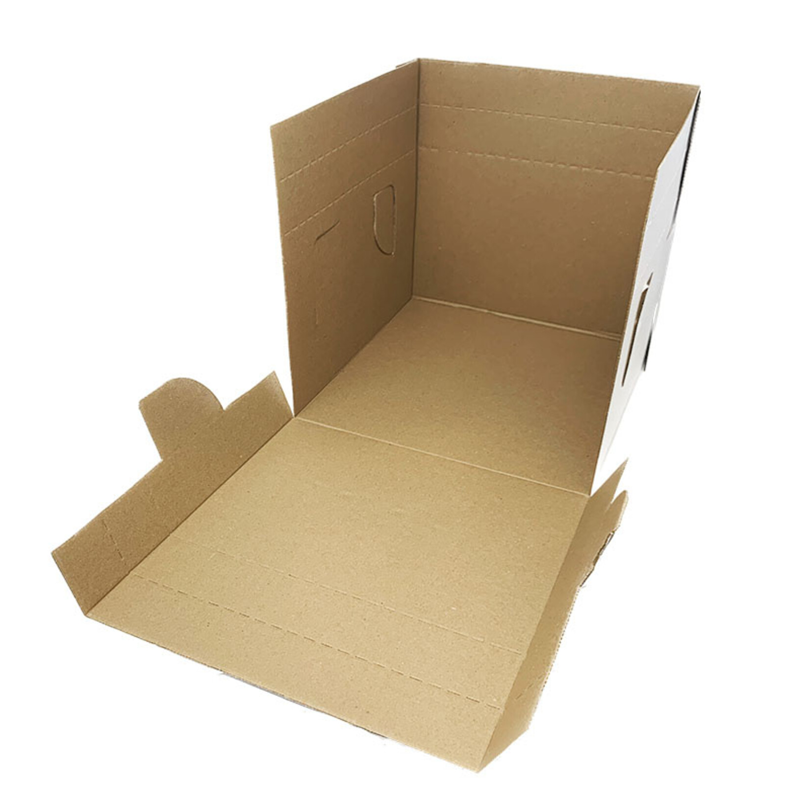 Enjay Enjay - Cake box - Corrugated w/window - 12x12x12'' (box of 25)