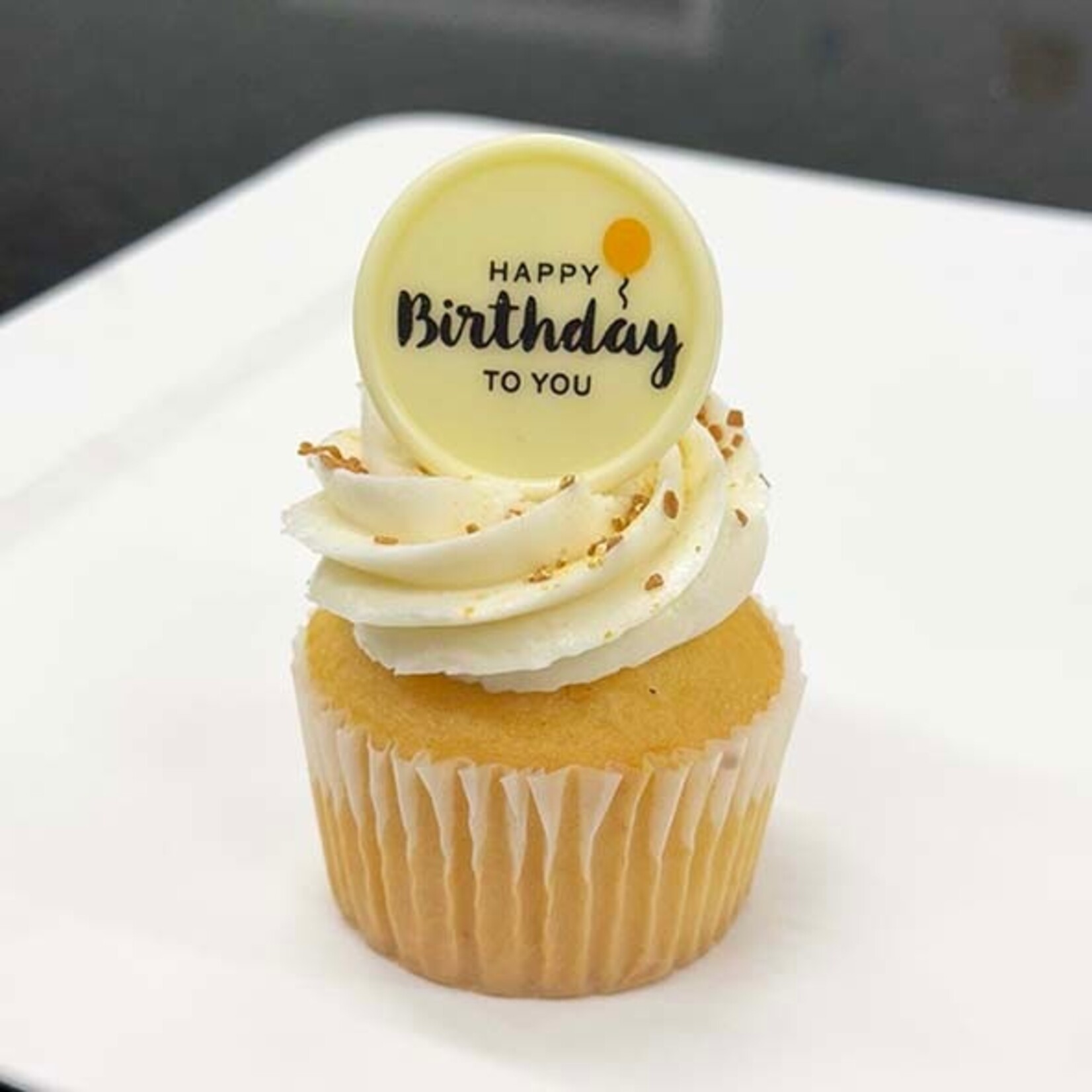 Dobla Dobla - Happy Birthday Round White Chocolate (168 ct)