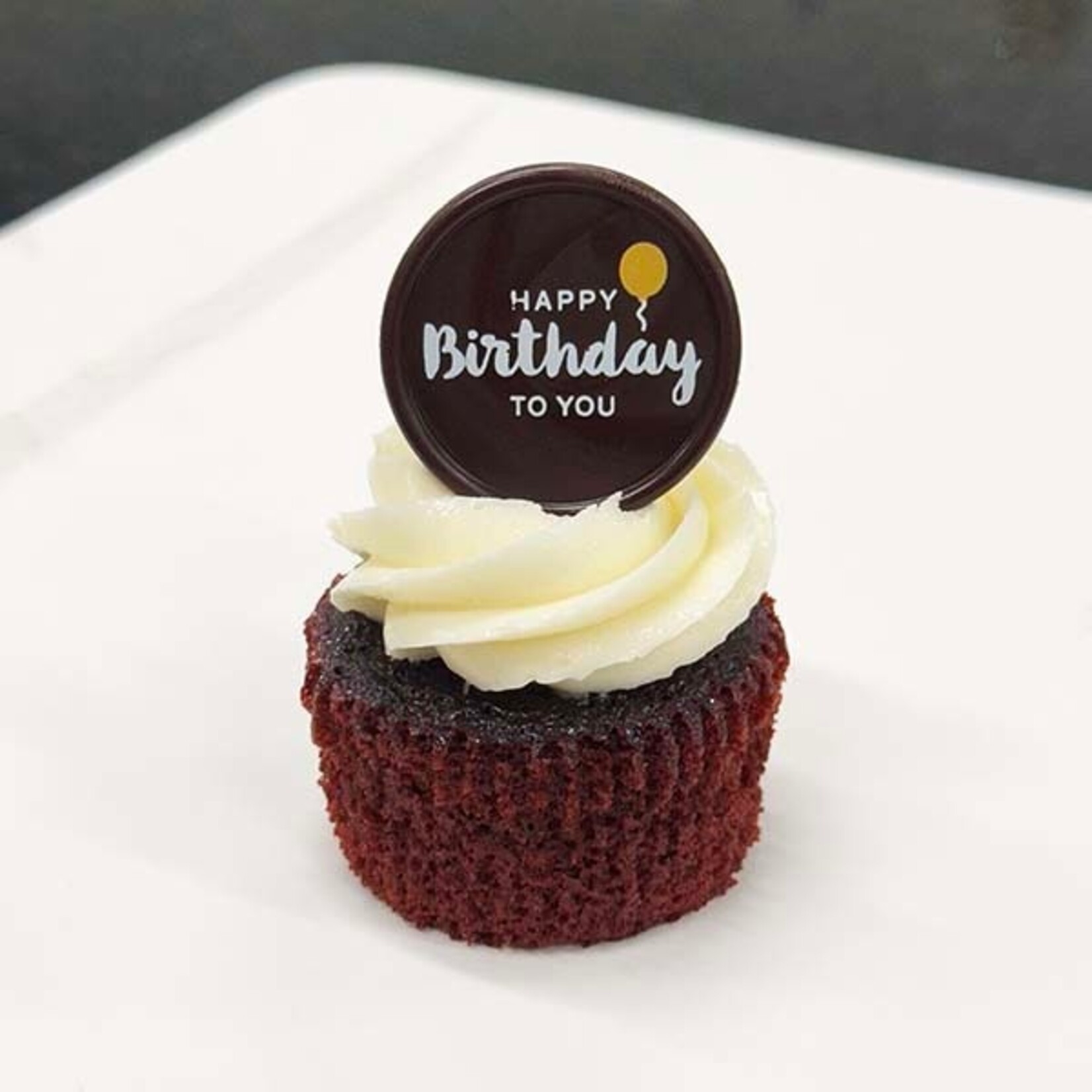 Dobla Dobla - Happy Birthday Round Dark Chocolate (168 ct)