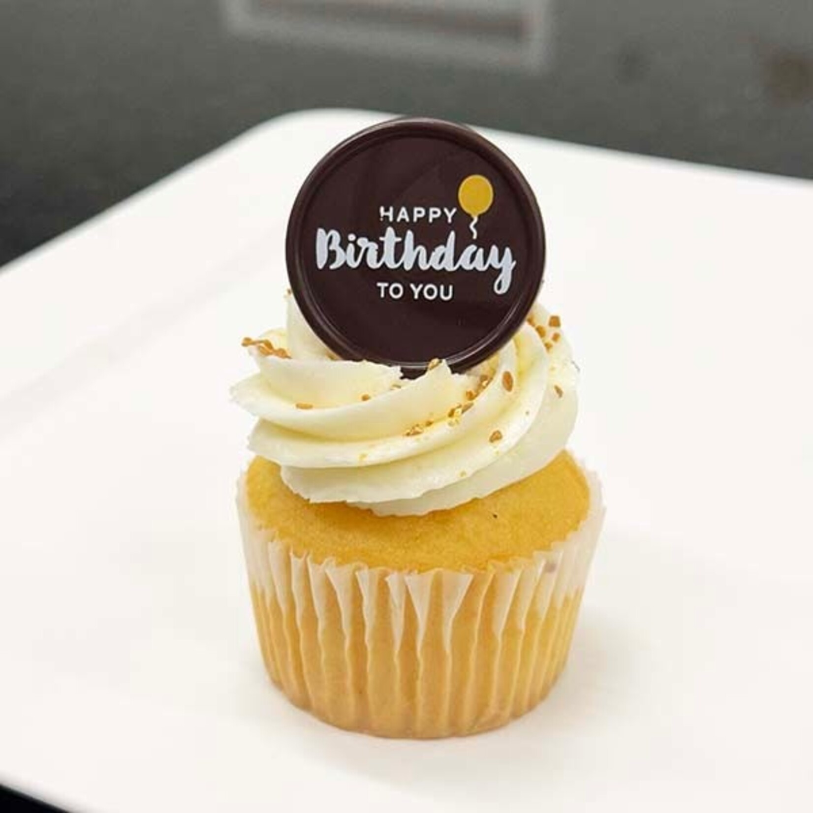 Dobla Dobla - Happy Birthday Round Dark Chocolate (168 ct)
